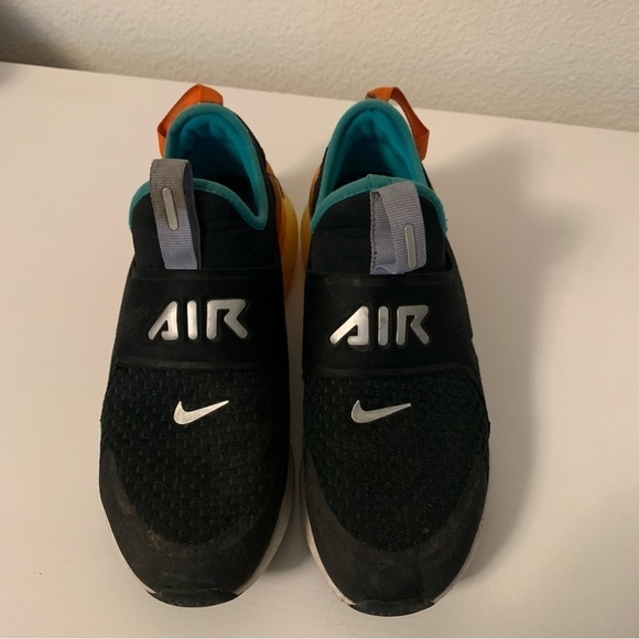 Nike Air Max 270 Extreme GS Black Laser Orange 6 Youth - Picture 3 of 6